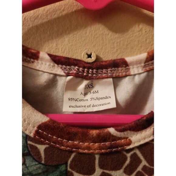 Safari Mouse Girls Dress 3/6 Months - Picture 3 of 3